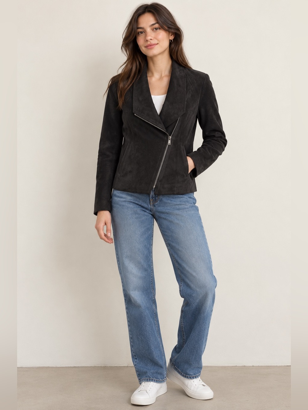 Kut from the Kloth suede jacket black